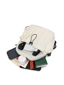 New Arrival Lightweight Drawstring Multi-Function Men's Bag, Puff Series Chest Bag & Backpack, Crossbody & Handheld - Multicolor - View 11