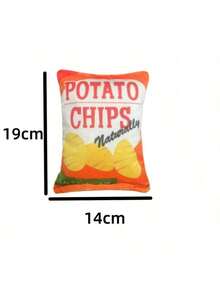 1个薯片桶造型/薯片包装造型毛绒咀嚼玩偶，互动发声毛绒玩偶，适合猫狗，狗狗咀嚼玩偶，宠物发声玩偶，薯片造型毛绒发声玩偶，中小型犬耐咬玩偶，娱乐和咀嚼舒缓，可水洗，缓解幼犬分离焦虑，训练奖励和陪伴，宠物派对必备，宠物用品，宠物玩具，宠物毛绒玩具（款式随机发货） - 彩色 - 查看 8