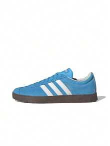 adidas VL COURT 2.0 Vl Classic 舒適休閒 低筒 板鞋 男女同款 藍白色 - 藍白色 - 查看 17