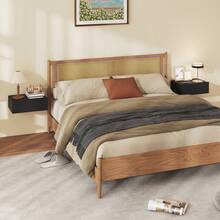 HOMCOM Nightstands - Siyah - Görünüm 3