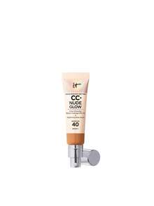 IT Cosmetics CC+ 焕彩轻盈粉底液 + SPF40 焕彩精华，#Tan（中性暖色调），32毫升/1.08盎司 | 适合干性、混合性、中性肌肤 | 中等遮瑕 | 显著提亮肤色 | 平滑肌肤纹理 | 减少暗沉和粗大毛孔 | 即刻为肌肤补充水分，令肌肤饱满水润 - Tan - 32ml - 查看 1