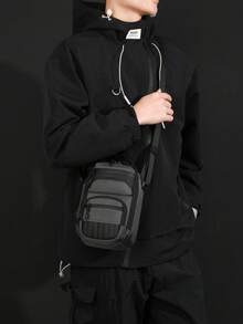 New Men's Multi-Purpose Fashion Chest Bag, Travel Sports Shoulder Crossbody Chest Bag, Lightweight Small Backpack - Multicolor - View 7