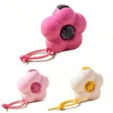 Creative Flower Separator Storage Box Pendant Jewelry Box Plastic Dopamine Storage Box Ring Portable Sealed Multifunctional Portable Pill Box, Dopamine Style Pill Mini Flower Storage Box - Multicolor - View 4