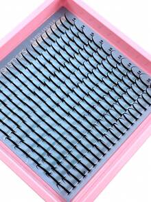 200根混合长度D型卷翘假睫毛，浓密仙女睫毛，自然美睫，14-20毫米混合单根假睫毛，自然卷翘，柔软轻盈，自然分叉蓬松，用途广泛。 - D - 查看 4