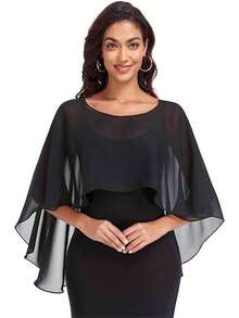 Women's Shawl, Chiffon Shawl And Shawl For Evening Dress, Wedding Wrap - Multicolor - View 9