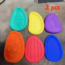 Set de 3 piezas de juguetes antiestrés, incluye piedras sensoriales táctiles, bolas magnéticas (estilo aleatorio) y juguete retorcido de cristal. Fabricado en material ABS, juguetes antiestrés portátiles y multifuncionales, juguetes de viaje, adecuados como regalos para Pascua, San Valentín y cumpleaños - Multicolor - Ver 12