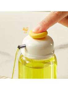 1pc Cute Squeeze Bottle, Multifunctional Sauce/Seasoning Dispenser, Kitchen Supplies - Multicolor - View 4