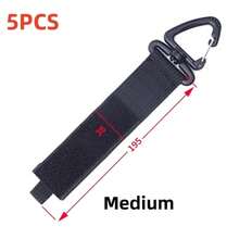 Soporte organizador de cables con hebilla giratoria, administrador de cables, gestión de cables de alimentación, correas de almacenamiento de cables pesados de nailon para mangueras de Cables 7Q1U - Ver 12