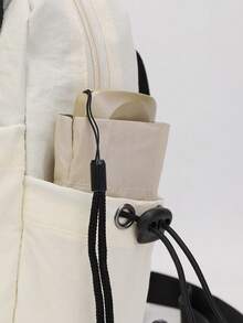 New Arrival Lightweight Drawstring Multi-Function Men's Bag, Puff Series Chest Bag & Backpack, Crossbody & Handheld - Multicolor - View 6