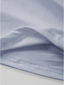 Plus Size-SALTY SOUL Women's Spring/Summer New Coconut Tree & Sunshine Print Casual Round Neck Short Sleeve T-Shirt, Fashion Versatile, Essential Daily & Vacation Wear. Vacation Printed T-Shirt For Women-1XL-5XL - 淺灰色 - 查看 4