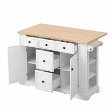 Cabinets - White + MDF - View 8