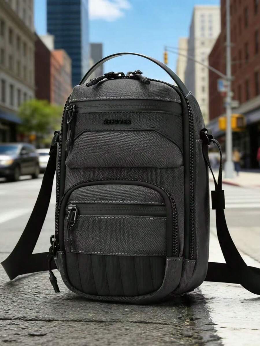 New Men's Multi-Purpose Fashion Chest Bag, Travel Sports Shoulder Crossbody Chest Bag, Lightweight Small Backpack