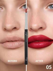 Pudaier 1pc Waterproof Long-Lasting Moisturizing Smooth Texture Lip Liner, Perfect For Defining Lip Contours, Suitable For All Skin Tones, Ideal Gift For Music Festivals, Parties And Valentine's Day - 05 - View 5