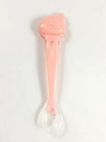 1pc Infant Animal Shaped Silicone Liquid Transparent Silicone Spoon - Multicolor - View 15