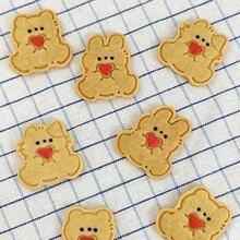 3Pcs Easter Rabbit Bear Cat Cookie Cutter Mold Heart Valentine's Day Biscuit Stamp Icing Cookie Plastics Kitchen Baking Items Back To School - View 3