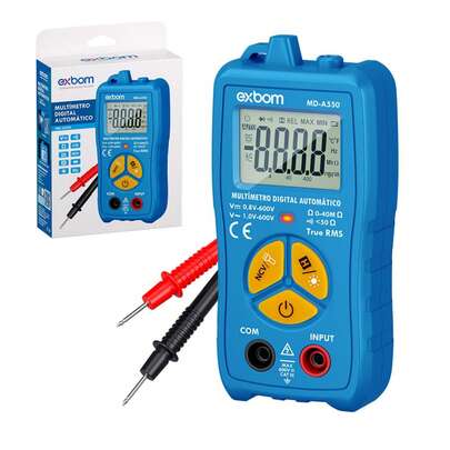  Multímetro Digital Automático True Rms Ncv Exbom Md-A550