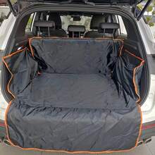 Tapete protetor impermeável para porta-malas de carro, capa universal para assento de carro para animais de estimação, acessório durável, resistente a arranhões e à prova d'água, adequado para carros de luxo, carros familiares, SUVs, picapes e caminhões. - Multicolorido - Ver 1