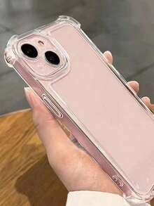 Transparent Silicone Phone Case, Shock-Proof And Drop-Proof, Suitable For IPhone, Galaxy,  And Other Models, TPU Protective Back Cover, Waterproof, Anti-Fall, Anti-Scratch - 1 cái - Xem 8