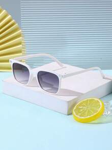 1 par de gafas cuadradas de policarbonato para niños (de 6 a 14 años), adecuadas para viajes, fiestas y otras ocasiones, incluye estuche para gafas - Multicolor - Ver 11