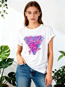 Women T-Shirts - White - View 1