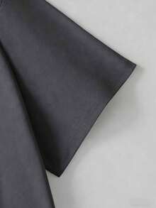 Áo thun in họa tiết phong cảnh vũ trụ dành cho tuổi teen, kiểu dáng giản dị, có thể mặc vào mùa xuân và mùa hè, phối hợp với các dịp đi mua sắm, đi học, du lịch, áo thun tựu trường, lễ tốt nghiệp, phù hợp để mặc hàng ngày. - Màu xám đen - Xem 7