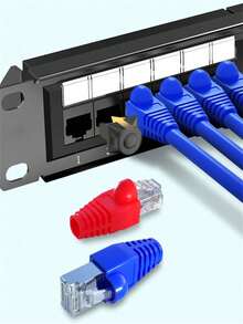 Shockproof Data Cable Protection Soft Plastic 20/50/100pcs RJ45 Ethernet Network Cable Strain Relief Boots Cable Connector Plug Cover Mixed Color For Computer Router Laptop Suitable For CAT6 CAT6E CAT5 CAT5E Gift Celebration - Multicolor - View 8