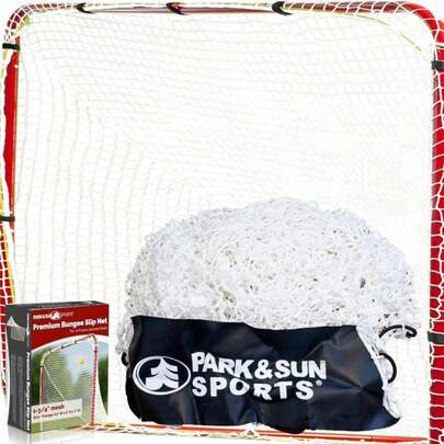 Park &Amp; Sun Bungee Slip-Net Replacement Goal Netting, Indoor/Outdoor, All-Weather (Lacrosse And Soccer/Multi-Sport)