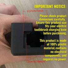 Battery-Free Electric Toothbrush Charging Stand With Cable Management, Suitable For Bathroom Countertop Travel Organization - Multicolor - View 8