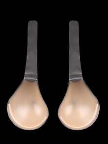 1 miếng băng nâng ngực không dây cỡ lớn, vô hình, thích hợp cho mùa cưới. - Màu be - Xem 3