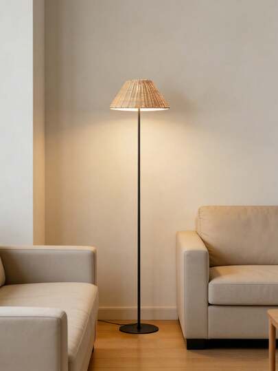 1pc Flower Pattern Floor Lamp, Minimalist Elegant Decor Piece Suitable For Bedroom, Living Room, Office, Atmosphere Lamp, Night Light