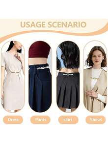 3个装束口夹，复古毛衣夹，适用于各种衬衫、披肩、毛衣等。 - A - 查看 4