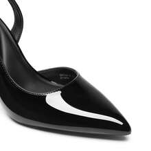 Women's Slingback Kitten Heels Pointed Toe Stiletto D'Orsay Pumps – Closed Back Dress Shoes For Wedding, Work, And Comfort - 蒙特內哥羅 - 查看 6