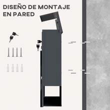 HOMCOM Mailboxes - Dark Grey - View 8