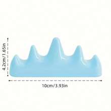 1 hộp đựng bút và cọ hình sóng - Hộp đựng dụng cụ nghệ thuật bằng nhựa bền, thích hợp cho thư pháp, hội họa, dụng cụ làm móng - Màu xanh da trời và đen, trang trí bàn làm việc, giá đựng cọ vẽ, phụ kiện thư pháp, thiết kế họa tiết sóng, kết cấu trang trí. - Giá đỡ bút hình sóng - Xem 9