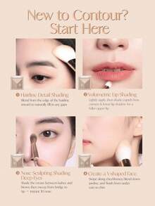 Dasique V形渐变修容盘，质地轻盈柔滑，呈现丝绒般细腻妆效。它能修饰脸部和鼻部轮廓，打造自然渐变效果，完美契合Y2K时尚玫瑰女孩的日常妆容。无论是派对、旅行、度假还是其他场合，它都是节日必备单品。这款修容盘也是送给女性的绝佳圣诞礼物，更是开学季的理想之选。 - #02 Cool Blending - 查看 4