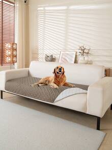 1 vỏ đệm sofa hình thú cưng, phù hợp mọi mùa, có thể giặt máy, vừa với sofa 1-4 chỗ, trang trí nhà cửa cho phòng khách và phòng ngủ. - Màu Khaki - Xem 10