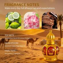 15ml Concentrated Perfume Oil – Alcohol-Free Middle Eastern Fragrance, Strong Oud & Musk Essential Oil - Multi Scents - View 6