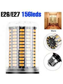 CanLing 20W LED玉米燈泡 E27/E26 嵌入式天花板燈 E14 AC85-265V 5W/7W/9W/12W/15W 適用於居家客廳廚房浴室臥室書房辦公室走廊儲藏室倉庫車庫地下室室內吊燈照明 110V/220V 無閃爍護眼 B22 - (AC85-265V)-LED Corn Light Bulb - 查看 17