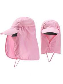 1 Pc Men And Women Hat Sunshade Cap Ride Sunscreen Cap Face Ultraviolet Hat Sun Hat - Conventional - View 15