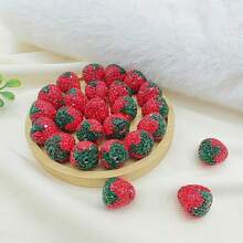 2/5/10/20pcs Red Clay DIY Handmade Jewelry Making Beads - Red - Strawberry - View 3