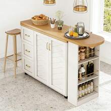 Bars & Wine Cabinets - White + MDF+Metal - View 1