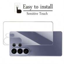 Cell Phone Back Film 2pcs Back Screen Protector Film Compatible With Samsung Galaxy S26 Ultra Anti-Scratch Tempered Glass Film Spring Gift - Clear - View 6