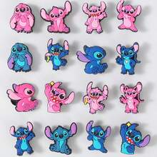 1 Set New Cute & Stitch Stitch Cartoon Clogs, Floral Shoes, Cartoon Pattern Garden Shoes, DIY Shoe Accessories, Stitch Accessories Set Shoe Charms, Angie, Cartoon Shoe Charms, Adorable Fresh Sweet Casual Shoes, Floral Print Shoes,Mother's Day Gift,Bedroom Decor,Garden,Kitchen Decor,Summer,Beach,Travel Essentials,Room Decor,Squishy,Graduation,Shoe Rack,Storage Saver,Outdoor,Garden,Travel Essential,Portable,Beach Essential,Graduation Season,Commencement,Graduation Ceremony,Graduation Gift,Graduation Present,Graduation Gift,Graduation Present,Congrats Grad,Congratulations Graduate,Valedictorian,Finish School,Graduation Party - Multicolor - View 5