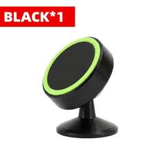 Glow-In-The-Dark Magnetic Car Phone Holder, 360° Rotation, Strong Magnet Stability, Universal For Dashboard, Luminous At Night - Multicolor - View 9