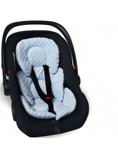 Reversible 2-In-1 Seat Cushion, Head And Body Support Pad, Comfort Insert For Car Seats, Swings, And Rockers