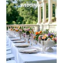 2pcs Rectangular Tablecloth: Stain-Resistant, Wrinkle-Free Tablecloth, Rectangular, Washable Polyester Tablecloth, Suitable For Wedding, Party, Banquet, Catering - Multicolor - View 8