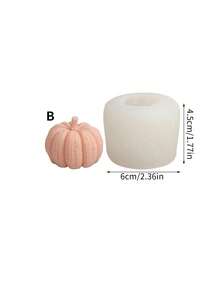 1 buah Set Cetakan Silikon Berbentuk (Besar, Sedang, Kecil), Untuk Membuat Lilin, Plester, Sabun, Juga Cocok Untuk Dekorasi Pesta - Putih - View 9