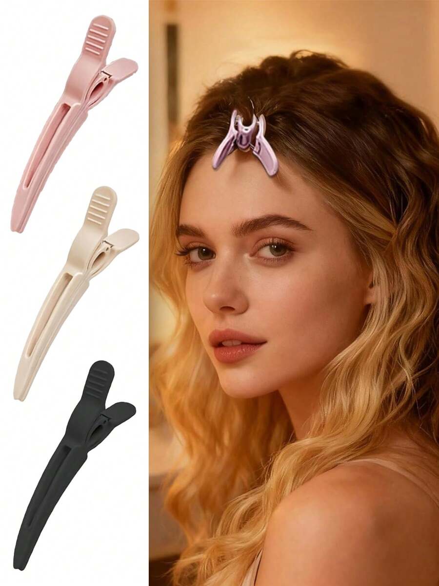 3/6pcs Bangs Styling Hair Clips, Root Lifting Hair Clips, Suitable For Women, Men, Brides, Mothers, Professionals, Office, Gym, Beach, Wedding, Party, Hair Claws, Hair Slide, Hair Barrettes, Hairpin, Accessories - Multicolor - View 1