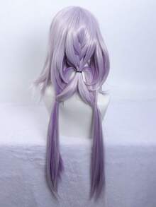 Perucă sintetică violetă pentru cosplay, peruci rezistente la căldură pentru femei, pentru joc, anime cosplay, Halloween, petreceri de Crăciun - Mov Mov - Vizualizare 5