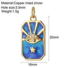 1pc Minimalist Copper Cross & Heart Shaped DIY Jewelry Pendant, Versatile Handmade Accessory - Multicolor - View 15